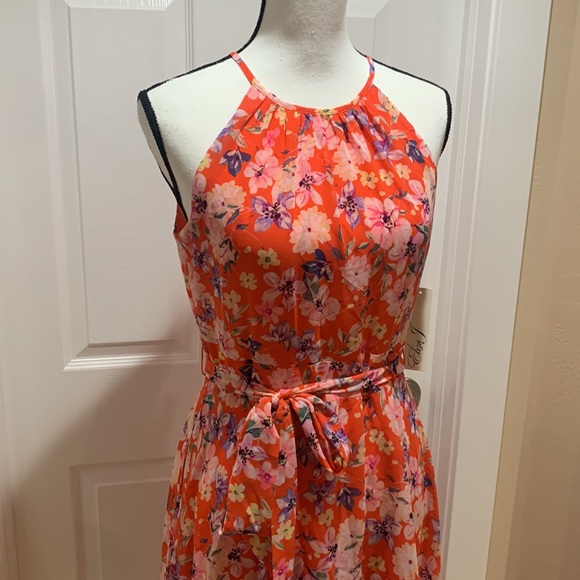 Halter Floral Dress - Picture 2 of 7